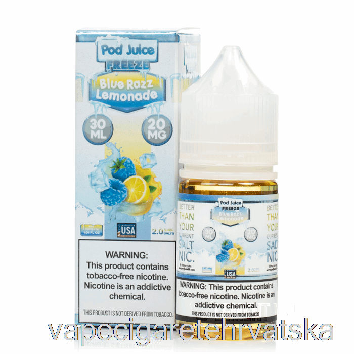 Vape Hrvatska Freeze Blue Razz Limunada - Mahuna Sok - 30ml 20mg